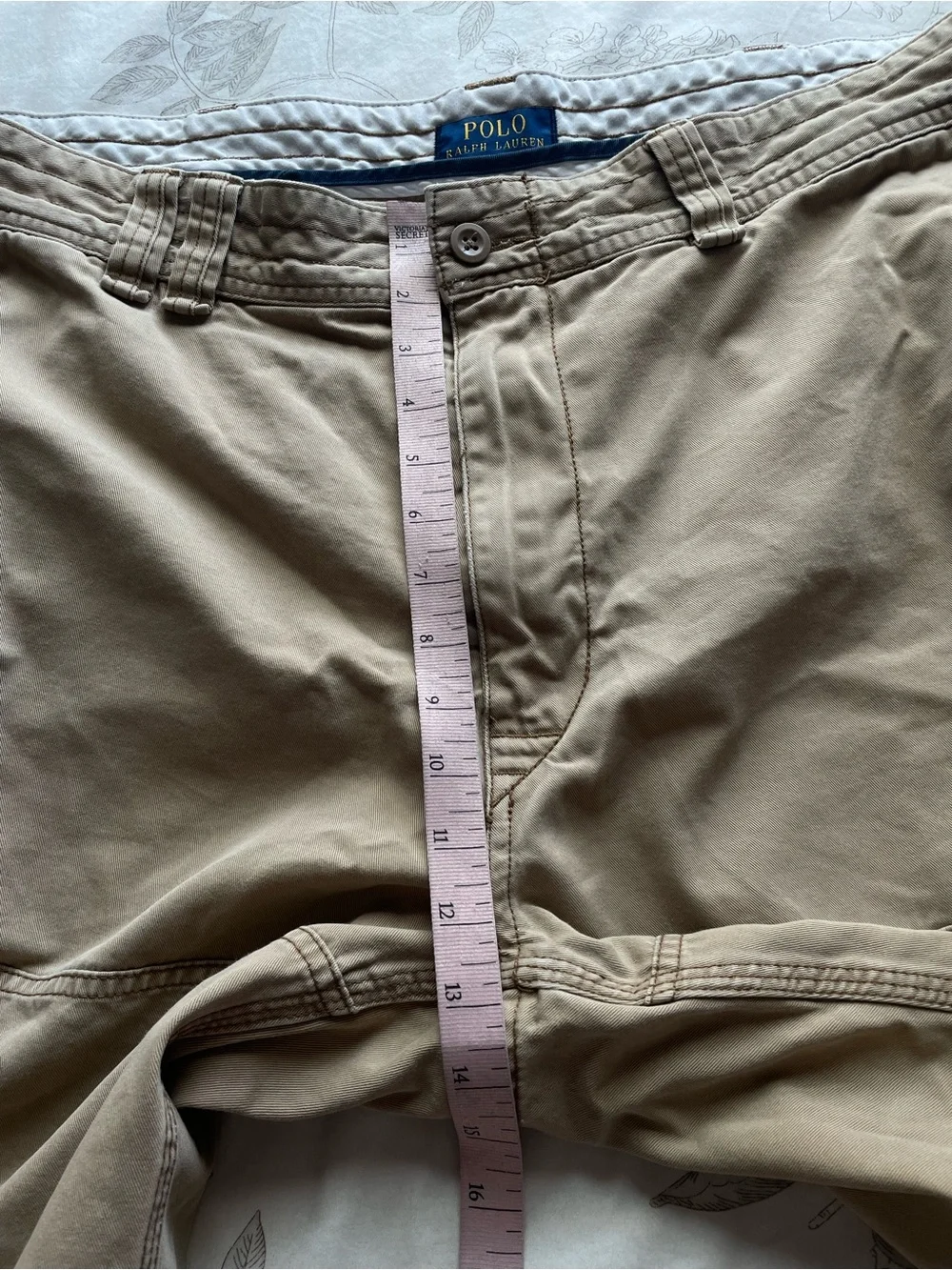 Polo Ralph Lauren Men’s Cargo Shorts 42 Khaki Preppy Casual Utility‎ Classic